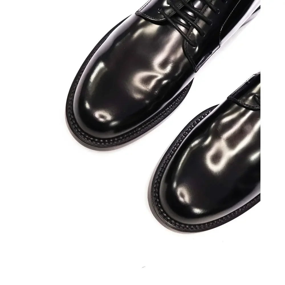 $925 TOD'S - Black Leather Derby - US 11.5 (10.5UK)